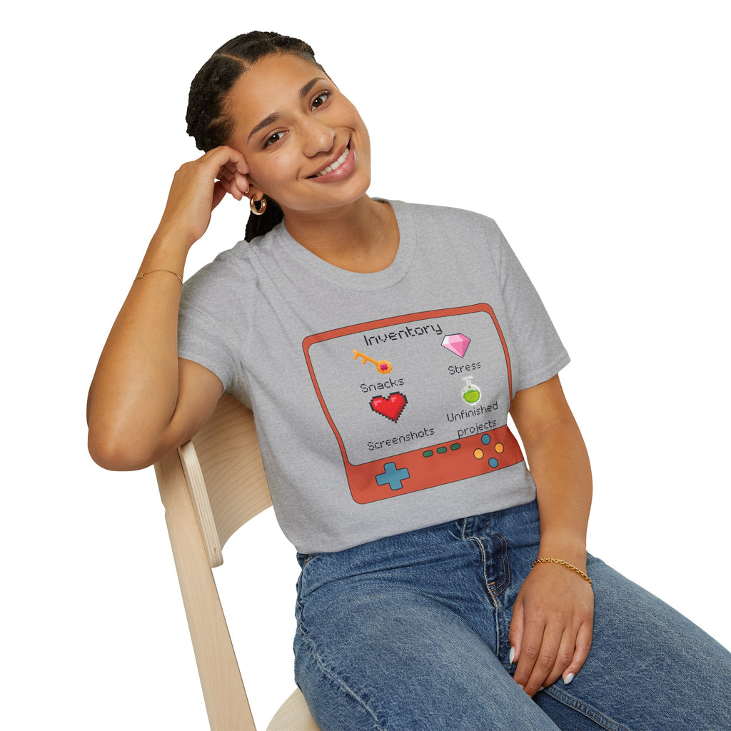 Gaming Inventory T-Shirt — Graphic Tee