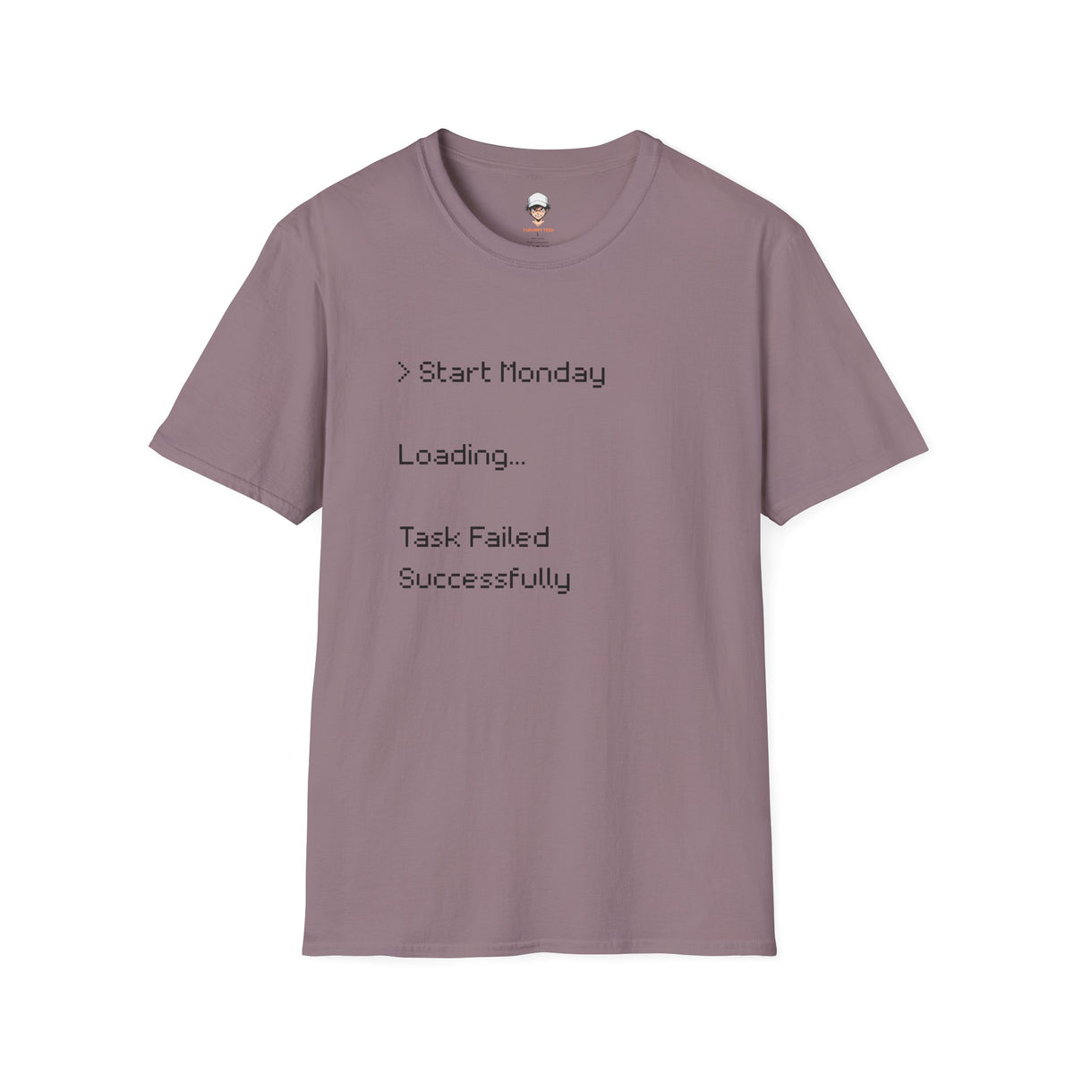 Monday Loading T-Shirt — Funny Lazy Monday Graphic Tee
