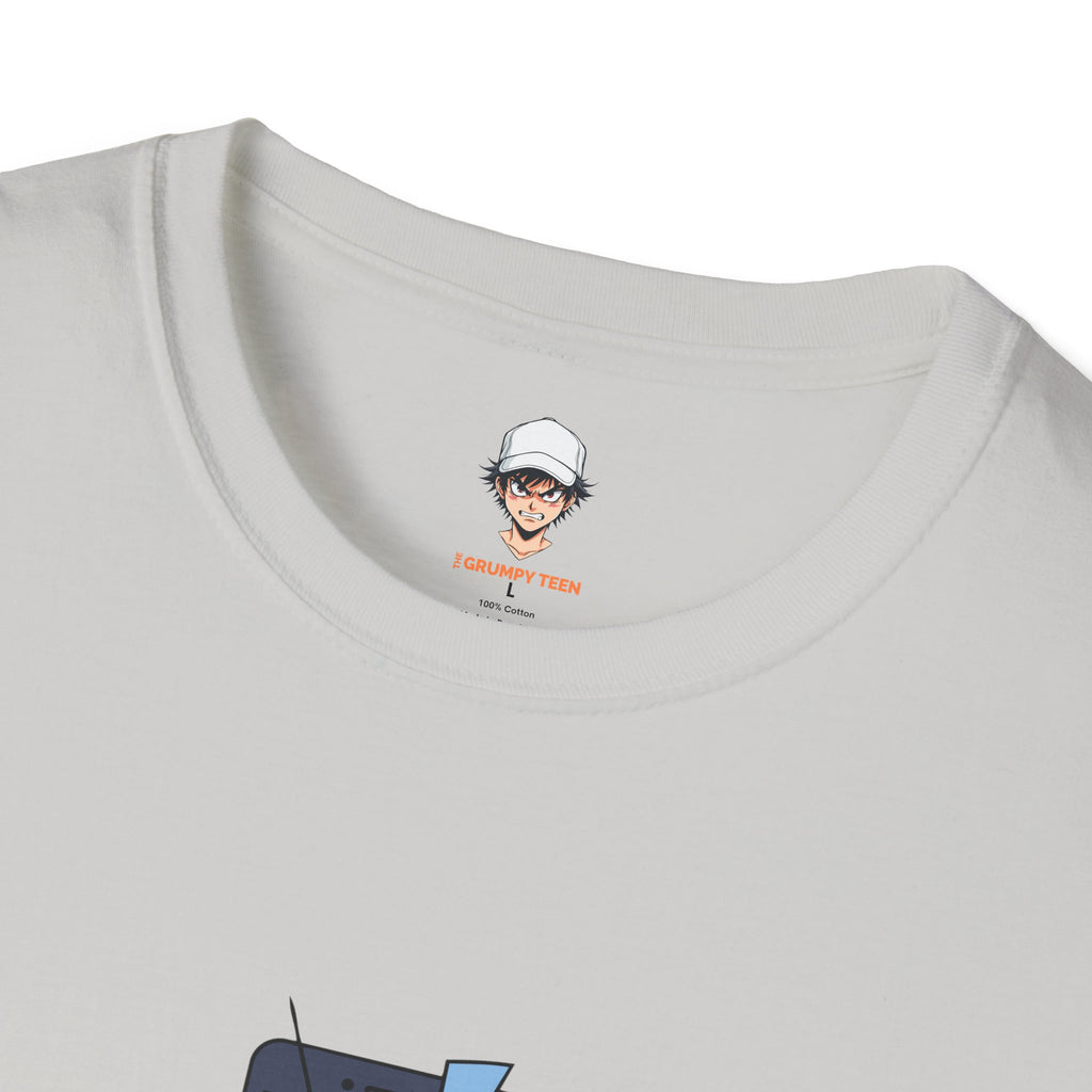 T-Shirt — "Currently Unavailable (Emotionally)" Broken Phone Graphic