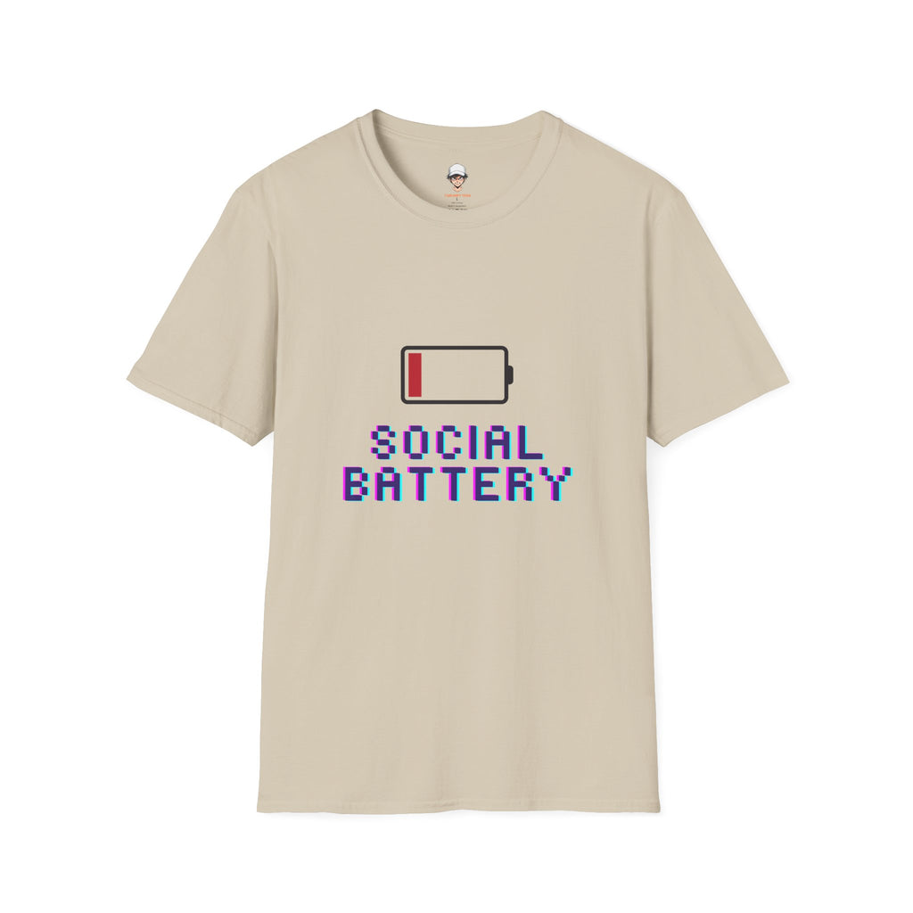 Low Social Battery T-Shirt — Tee for Introverts