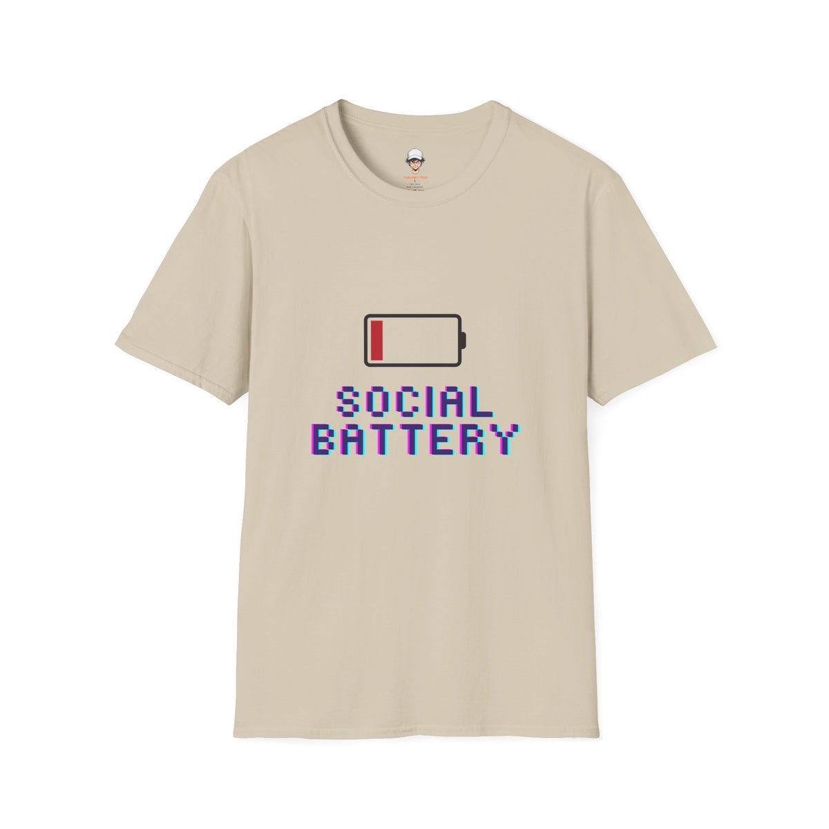 Low Social Battery T-Shirt — Tee for Introverts