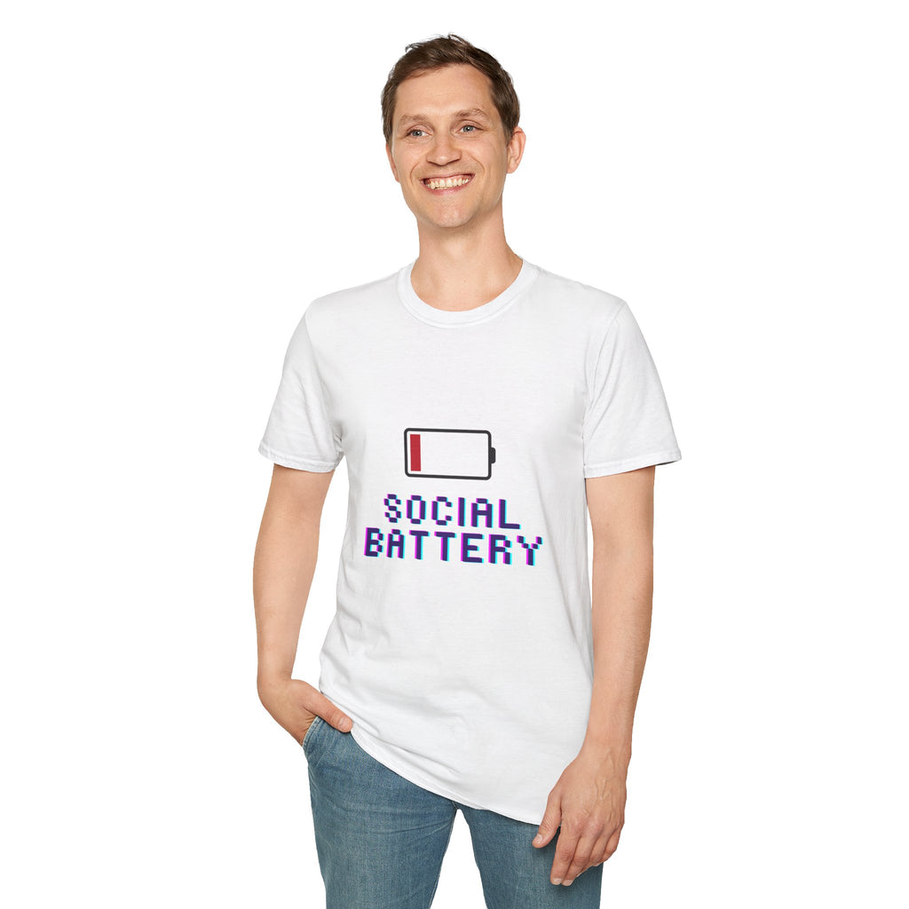 Low Social Battery T-Shirt — Tee for Introverts