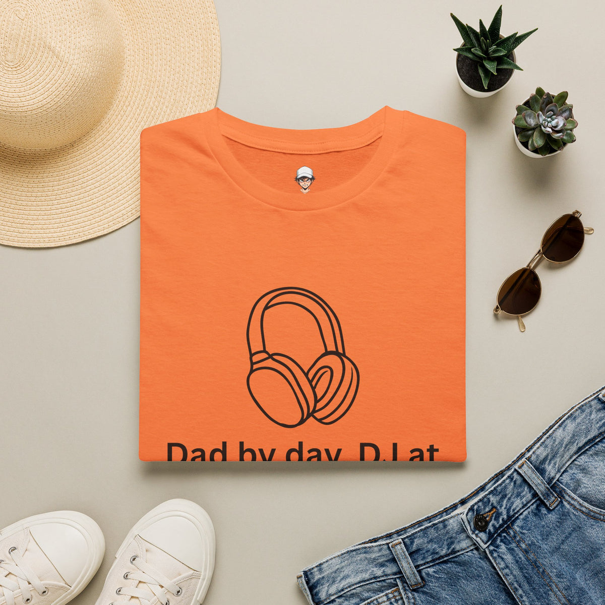 DJ Dad T‑Shirt — Headphones Graphic Tee