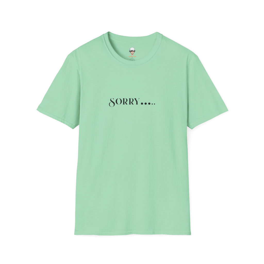 Sorry.... T-Shirt — Minimalist Apology Graphic Tee