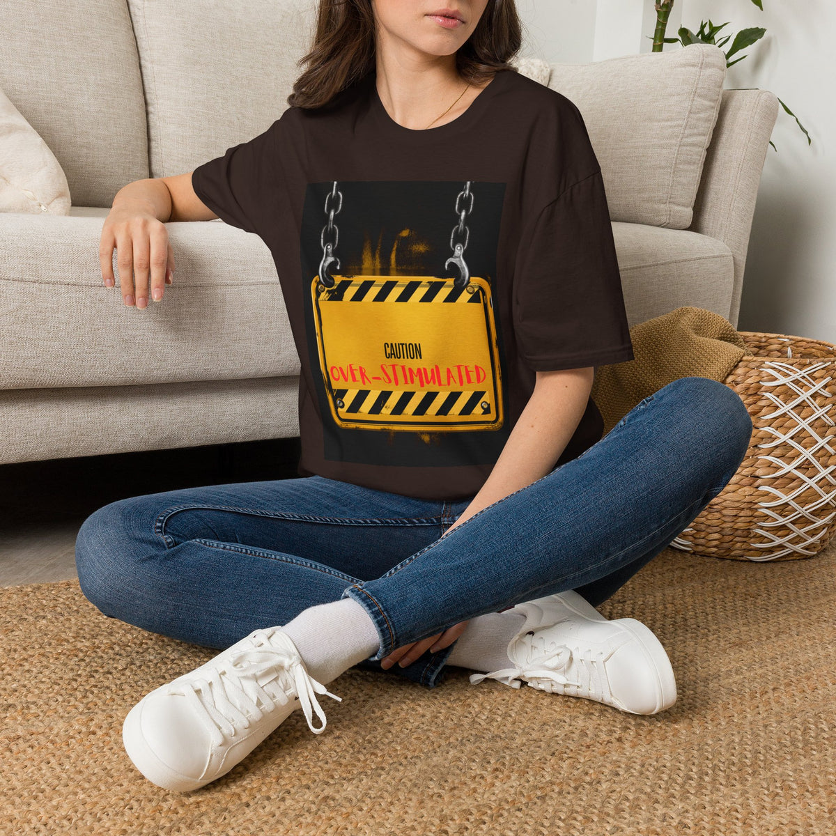 Caution: Over-Stimulated Graphic Tee