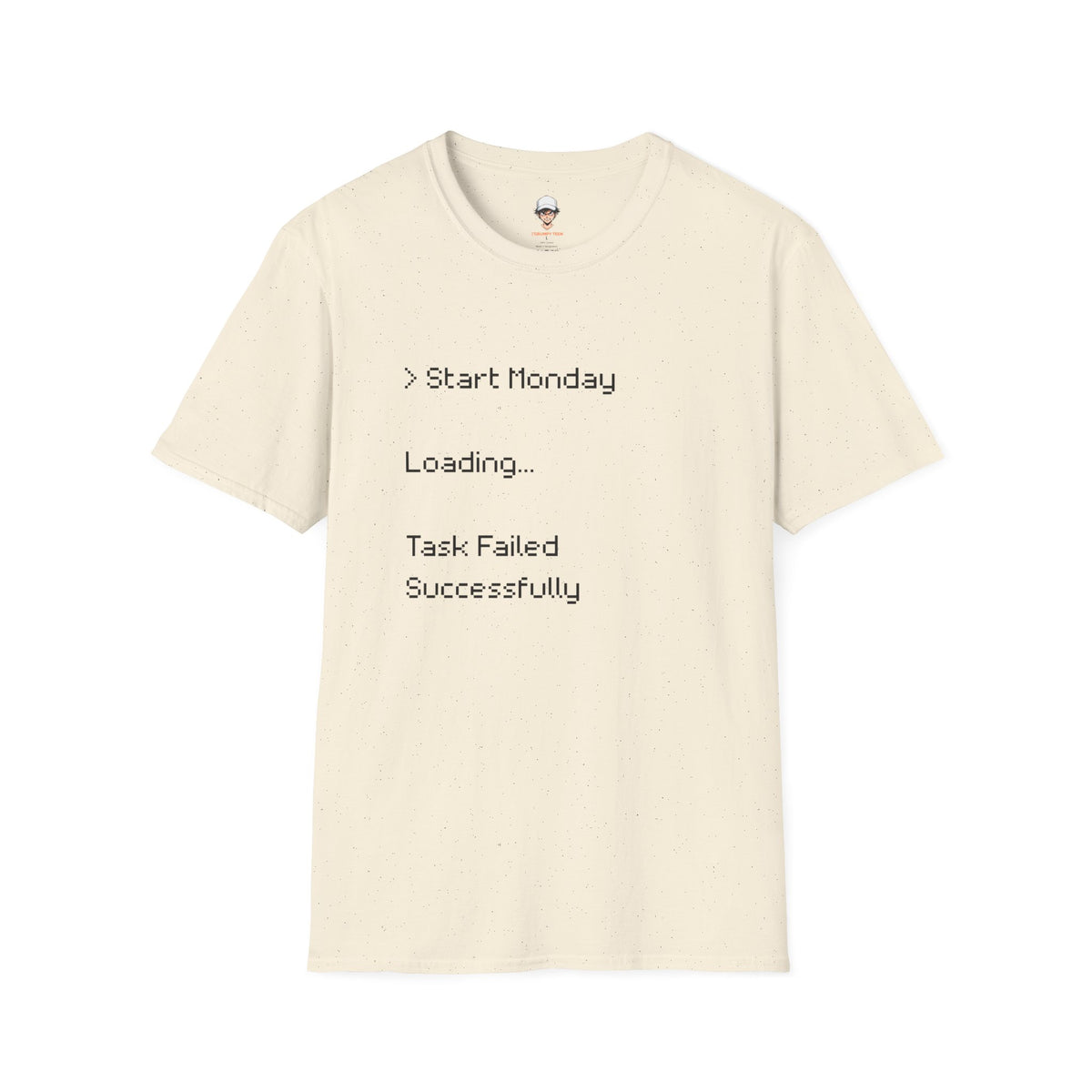 Monday Loading T-Shirt — Funny Lazy Monday Graphic Tee