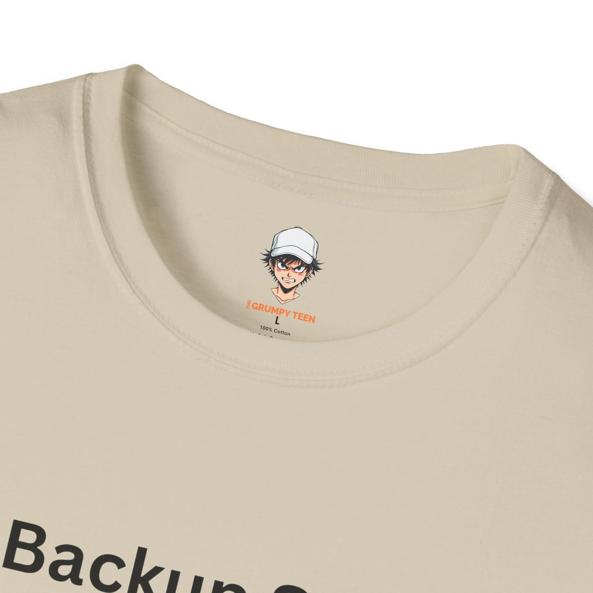 Backup Sass Supplier T-Shirt — Low Battery Parenting Humor Tee