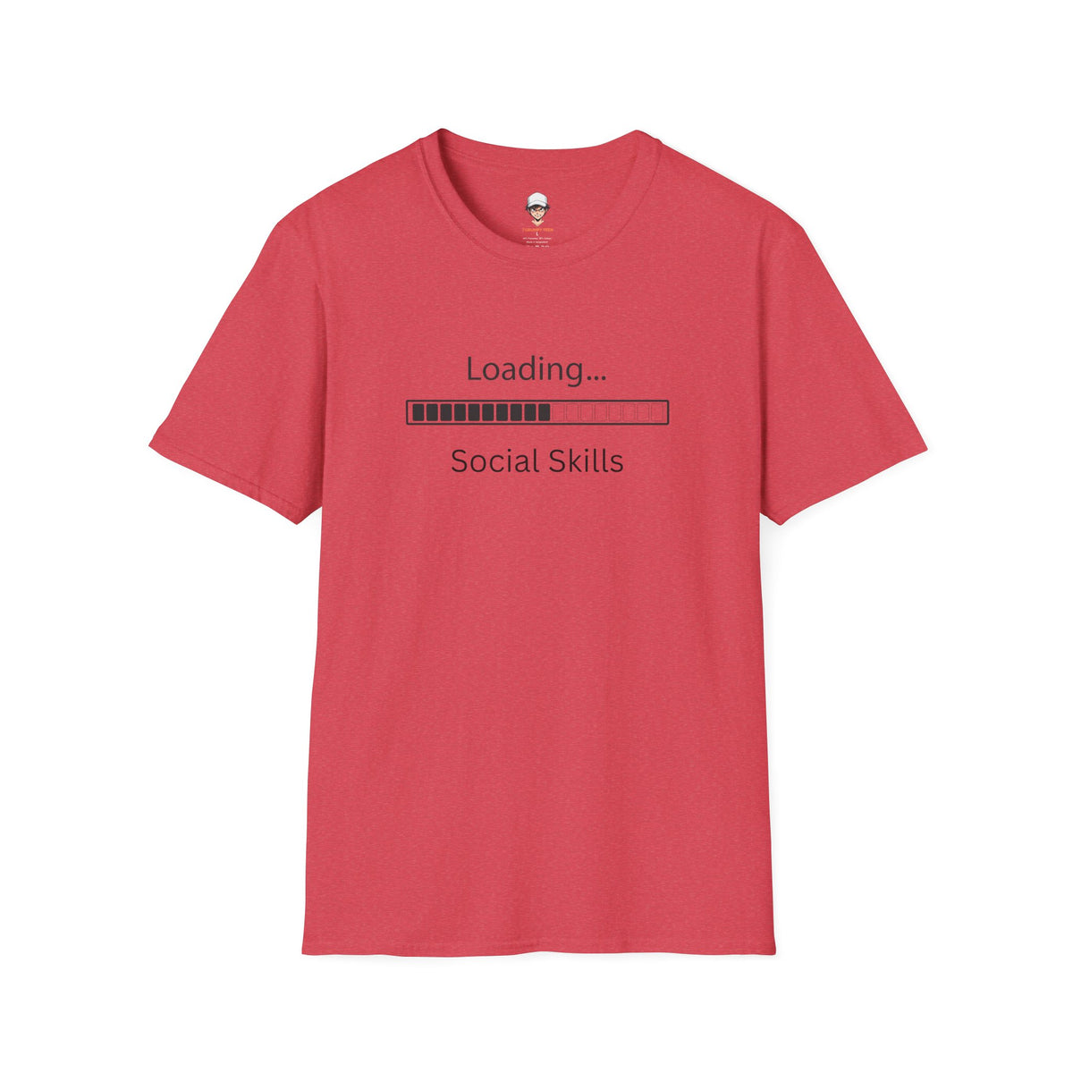 Loading Social Skills T-Shirt — Funny Introvert Shirt, Social Anxiety Humor Tee