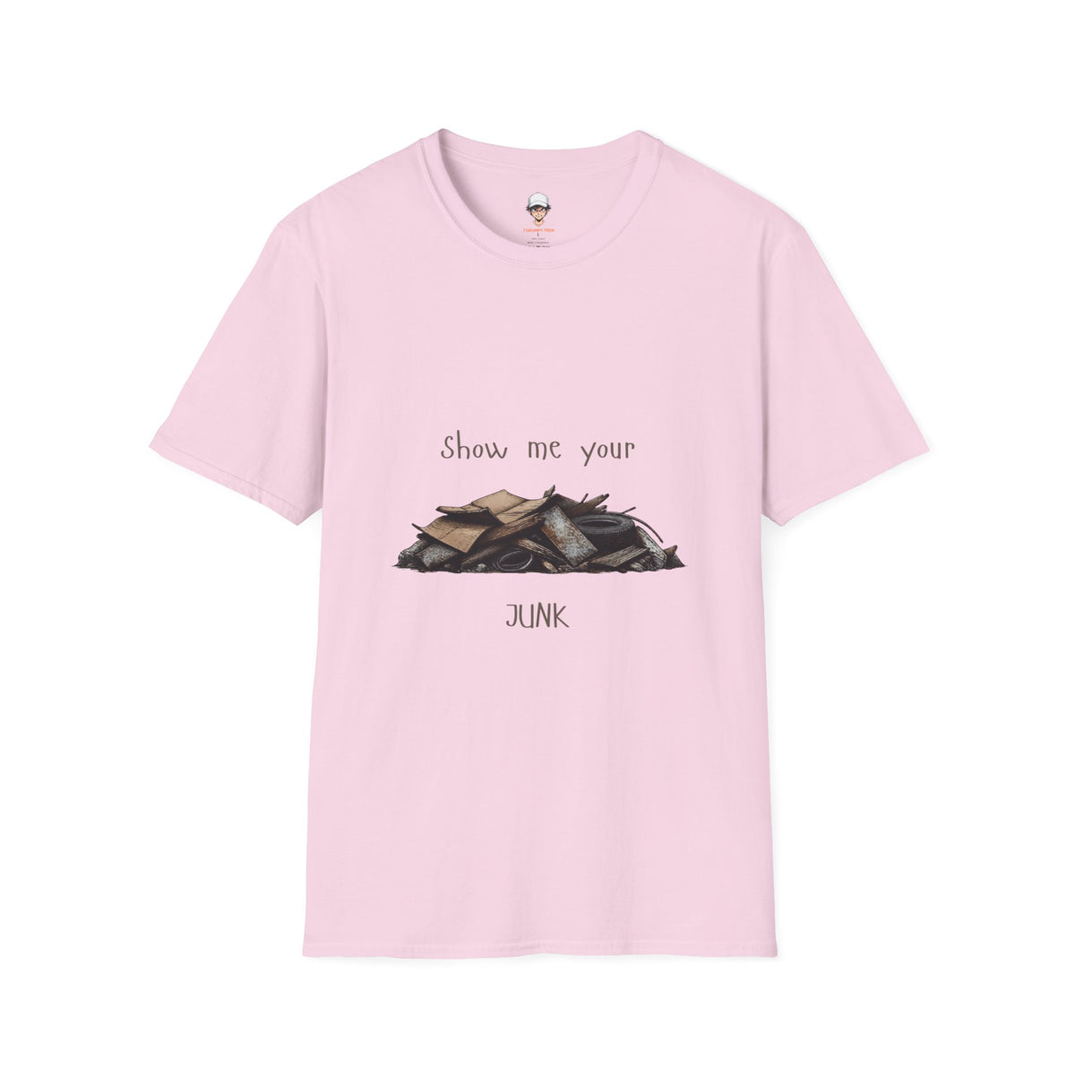 "Show Me Your Junk" Vintage Car Parts Graphic Tee