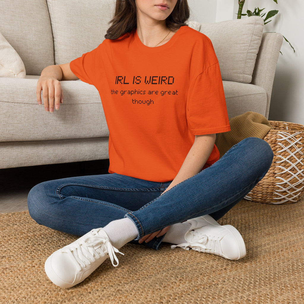 IRL Is Weird - Minimalist Graphic Tee