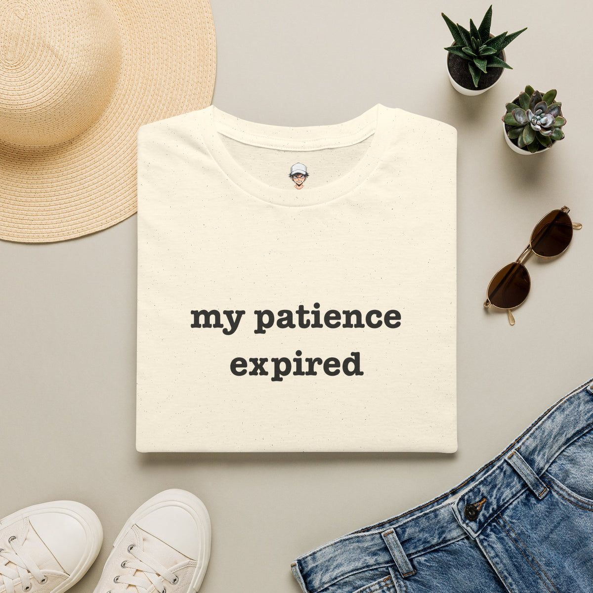 my patience expired T-Shirt — Minimalist Statement Tee