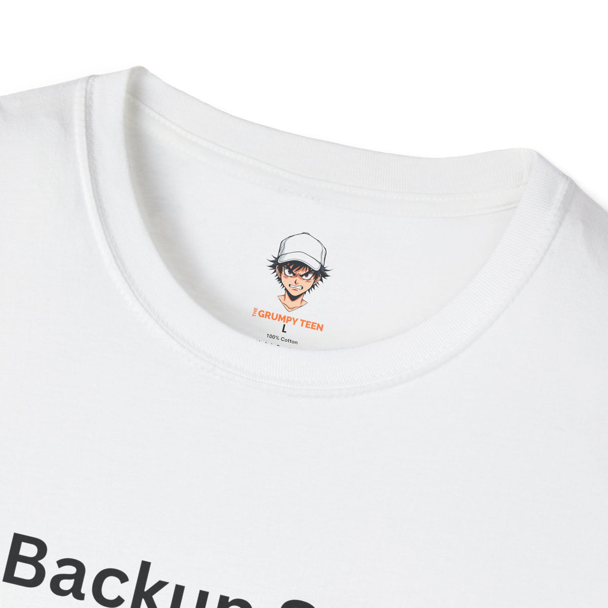 Backup Sass Supplier T-Shirt — Low Battery Parenting Humor Tee