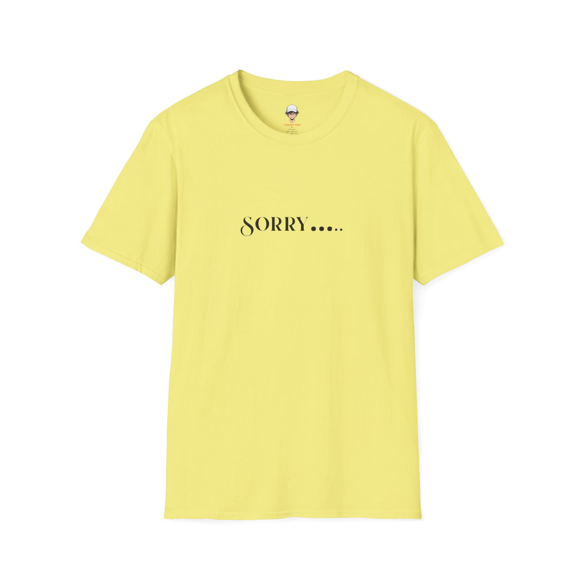 Sorry.... T-Shirt — Minimalist Apology Graphic Tee