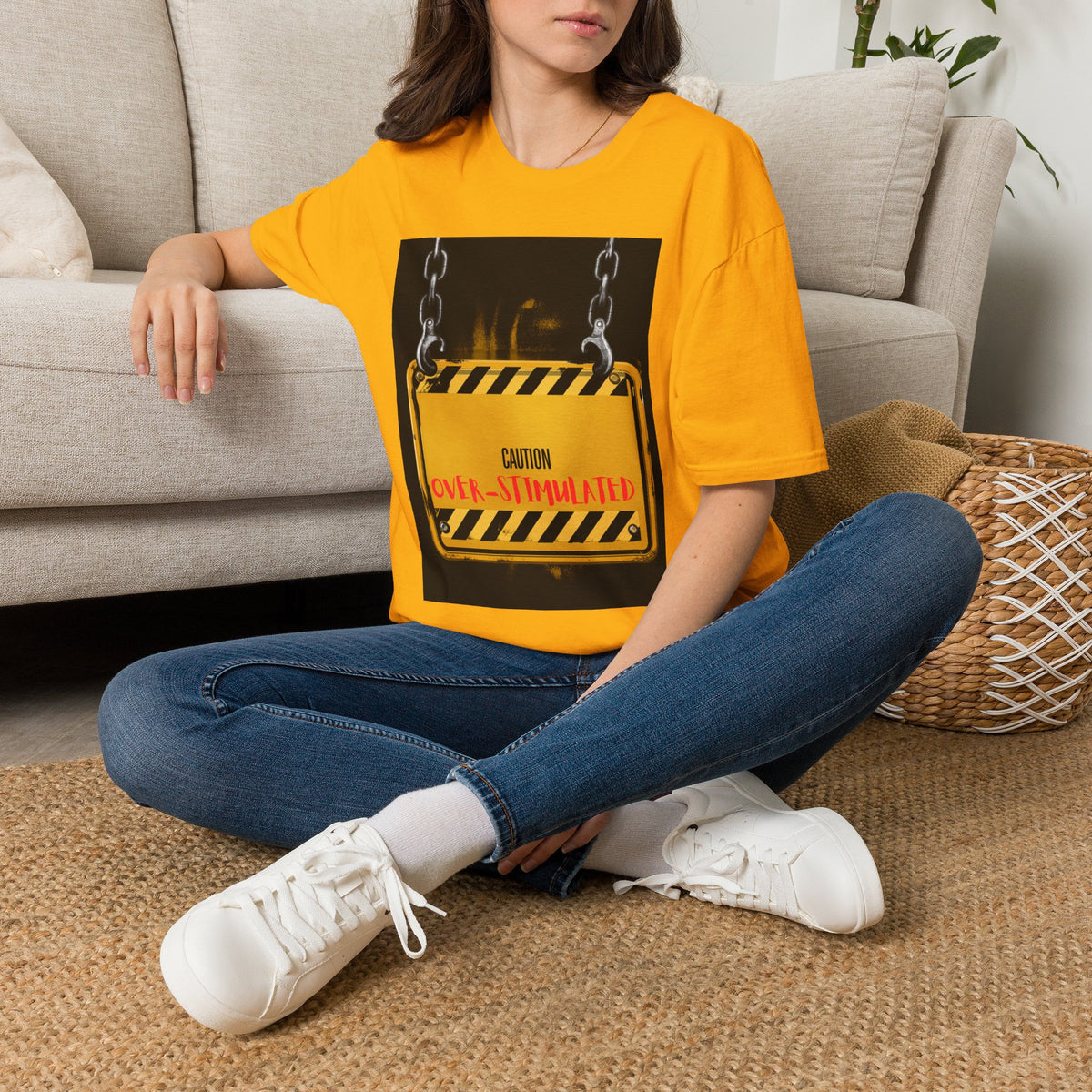 Caution: Over-Stimulated Graphic Tee