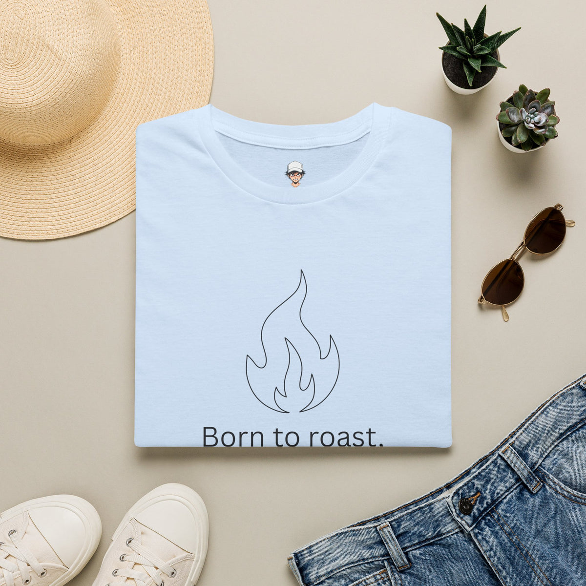 Born to Roast T-Shirt — Funny / Sarcastic Roast Graphic Tee