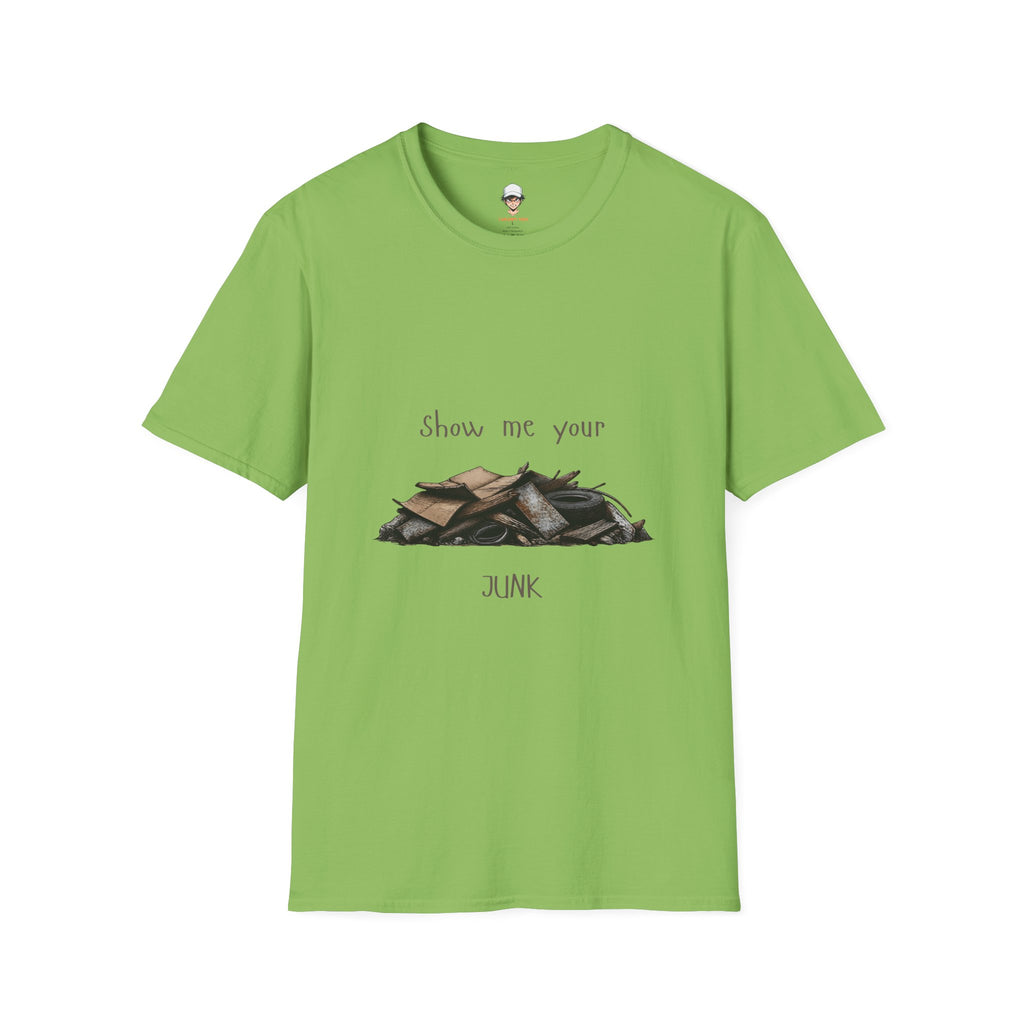 "Show Me Your Junk" Vintage Car Parts Graphic Tee