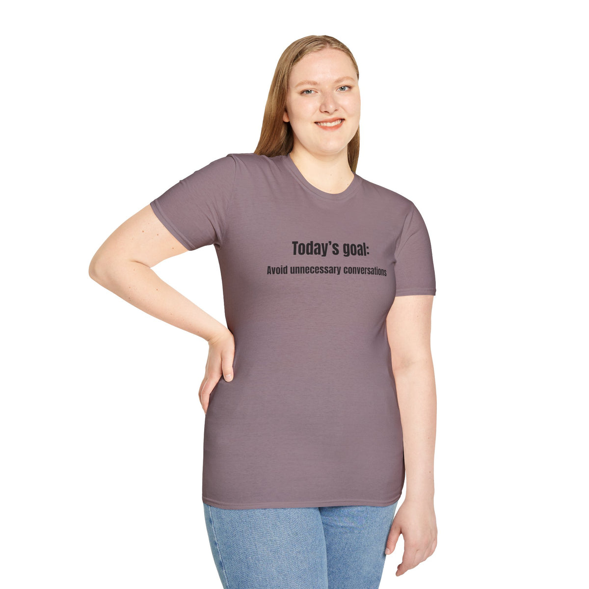 Today's goal T-Shirt — Minimalist Funny Graphic Tee