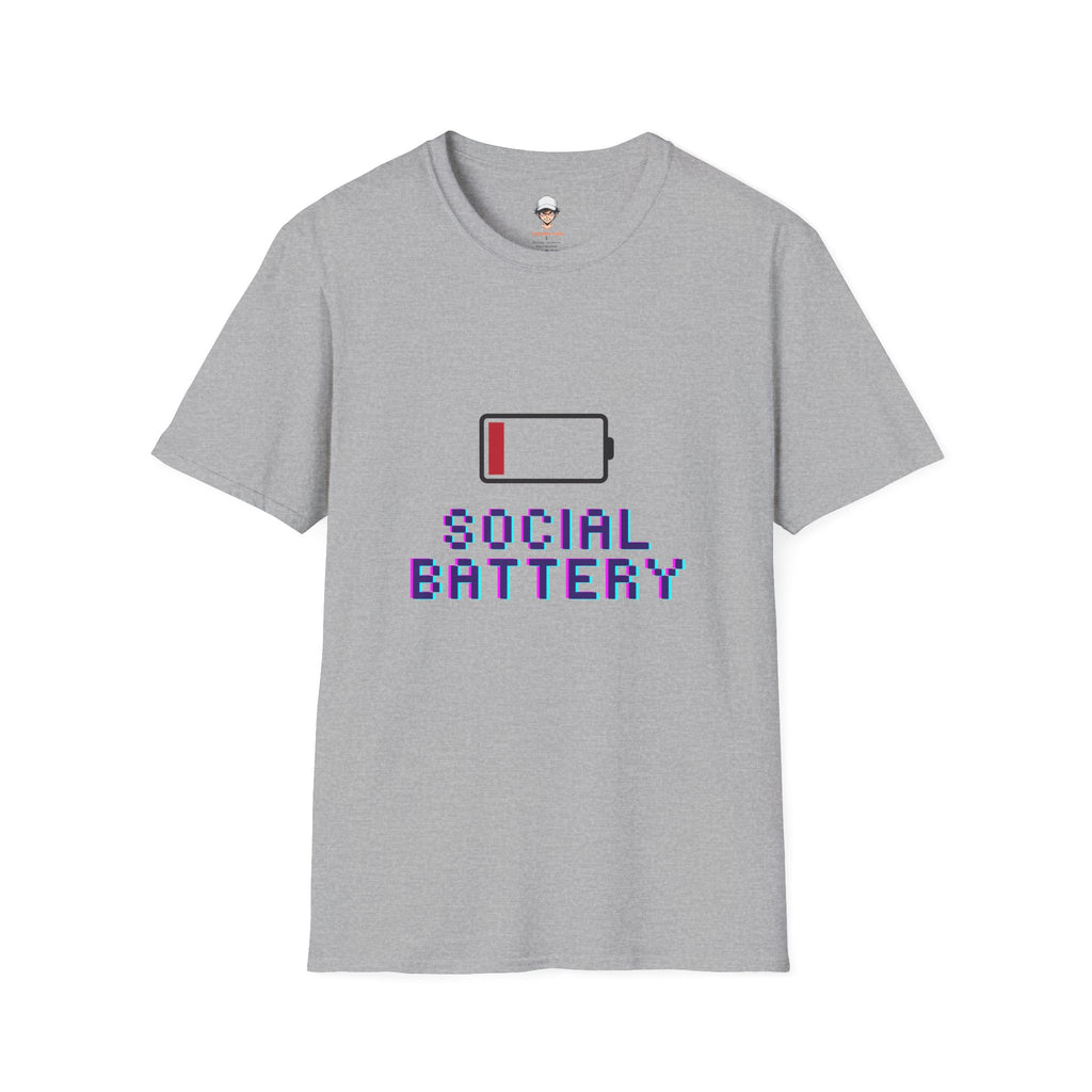 Low Social Battery T-Shirt — Tee for Introverts