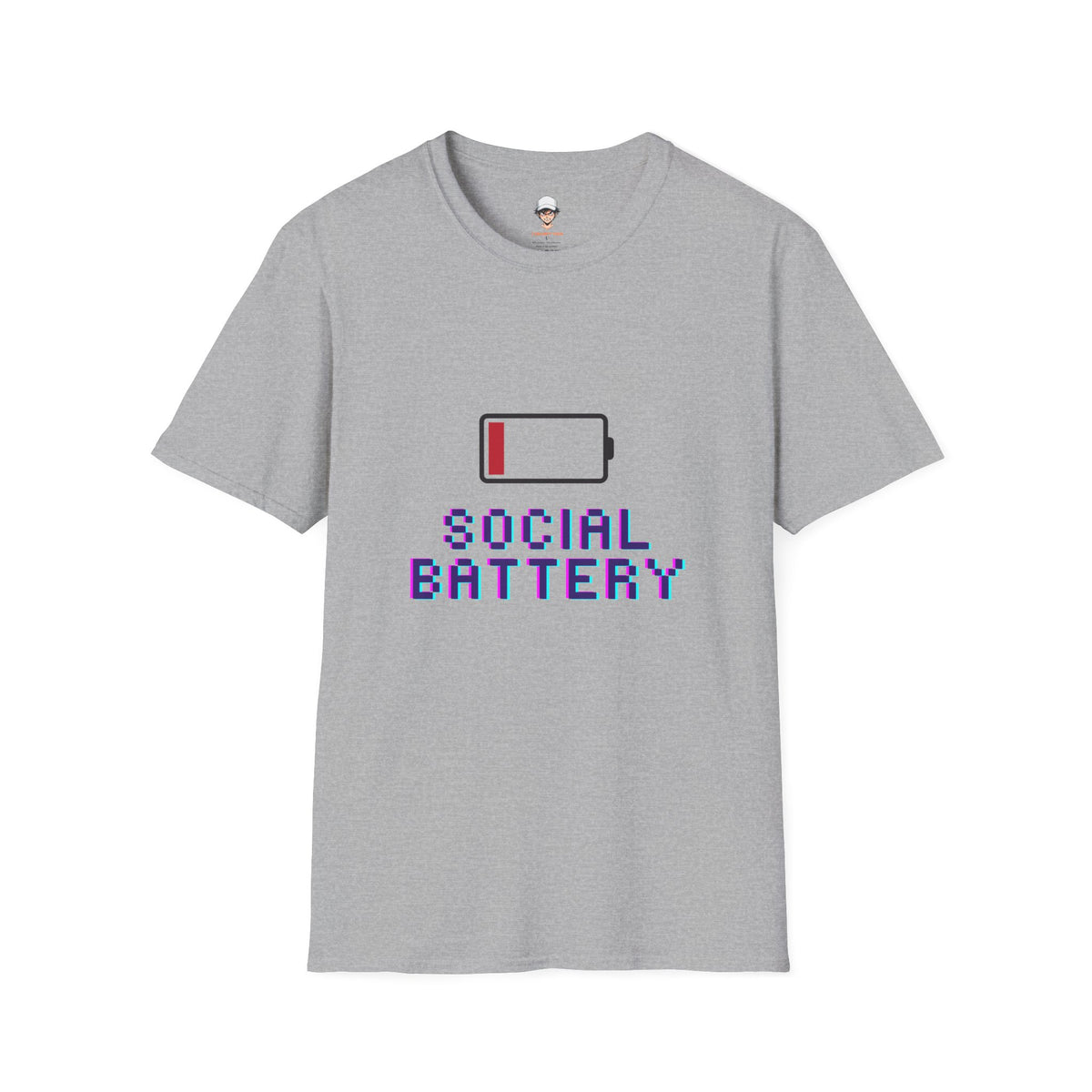 Low Social Battery T-Shirt — Tee for Introverts