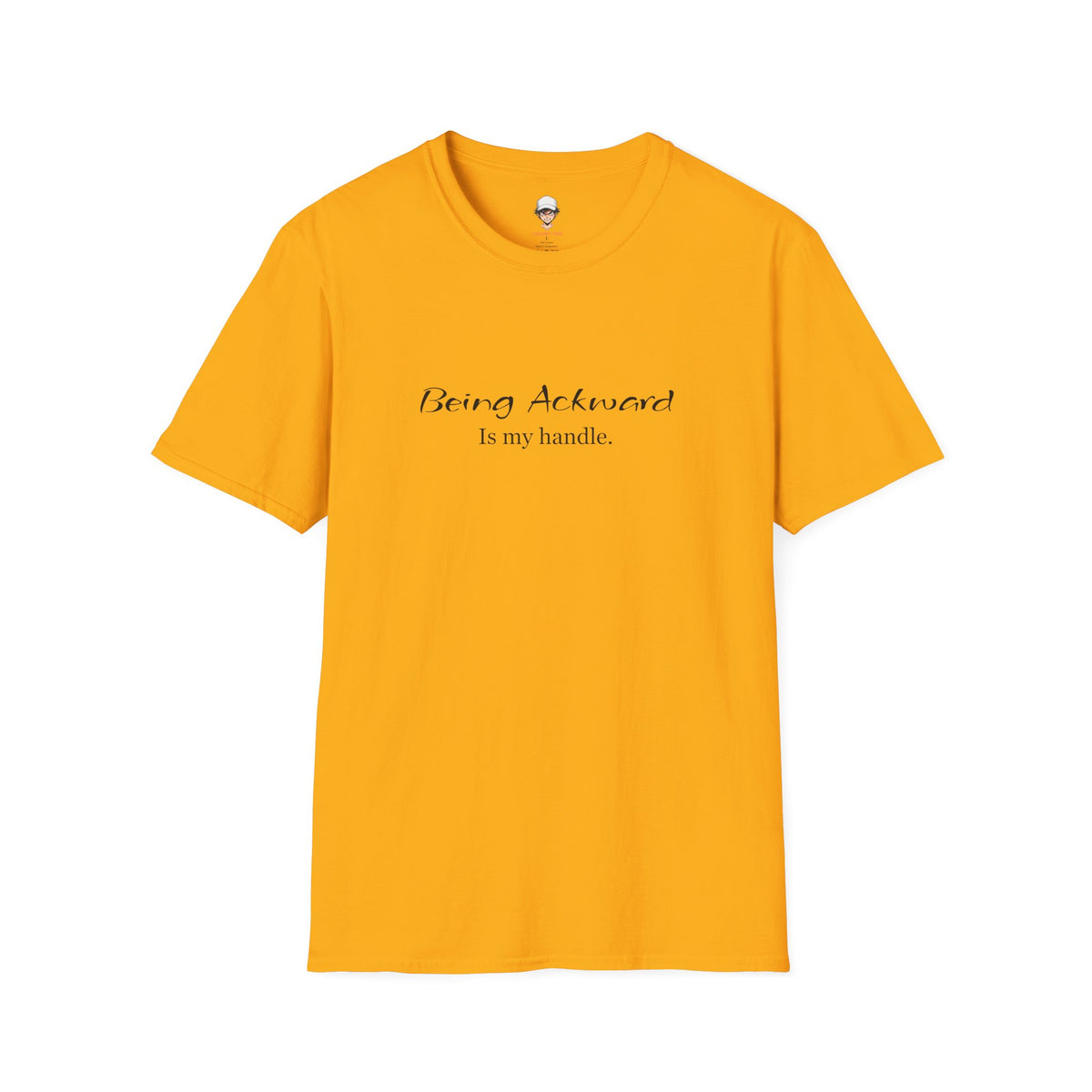 Being Awkward Is My Handle T-Shirt — Funny Introvert Graphic Tee