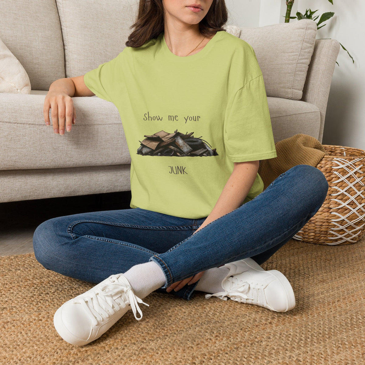 "Show Me Your Junk" Vintage Car Parts Graphic Tee