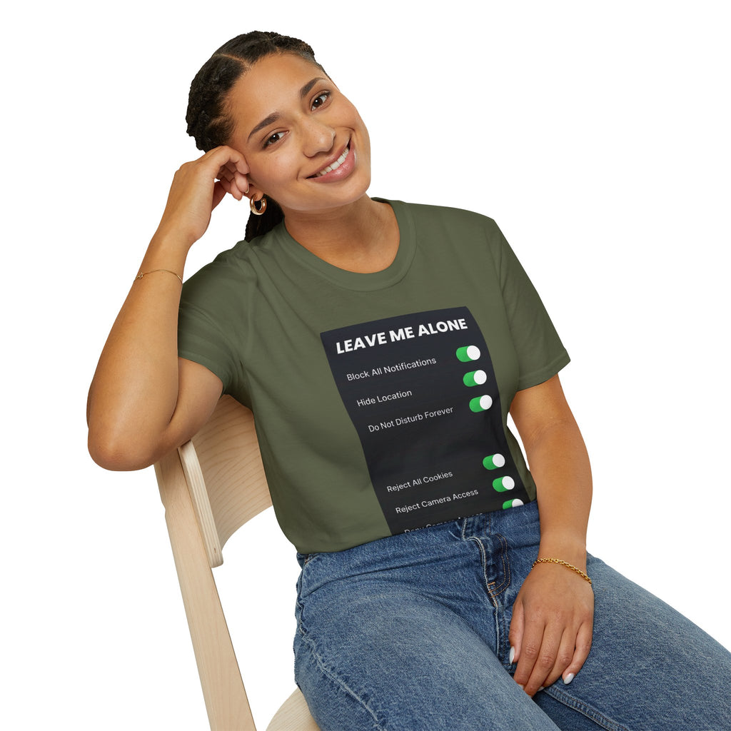 Leave Me Alone T-Shirt — 'Do Not Disturb Forever' Graphic Tee