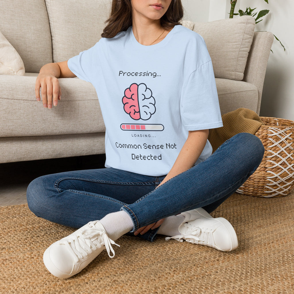 Common Sense Not Detected T-Shirt — Funny Tech Tee