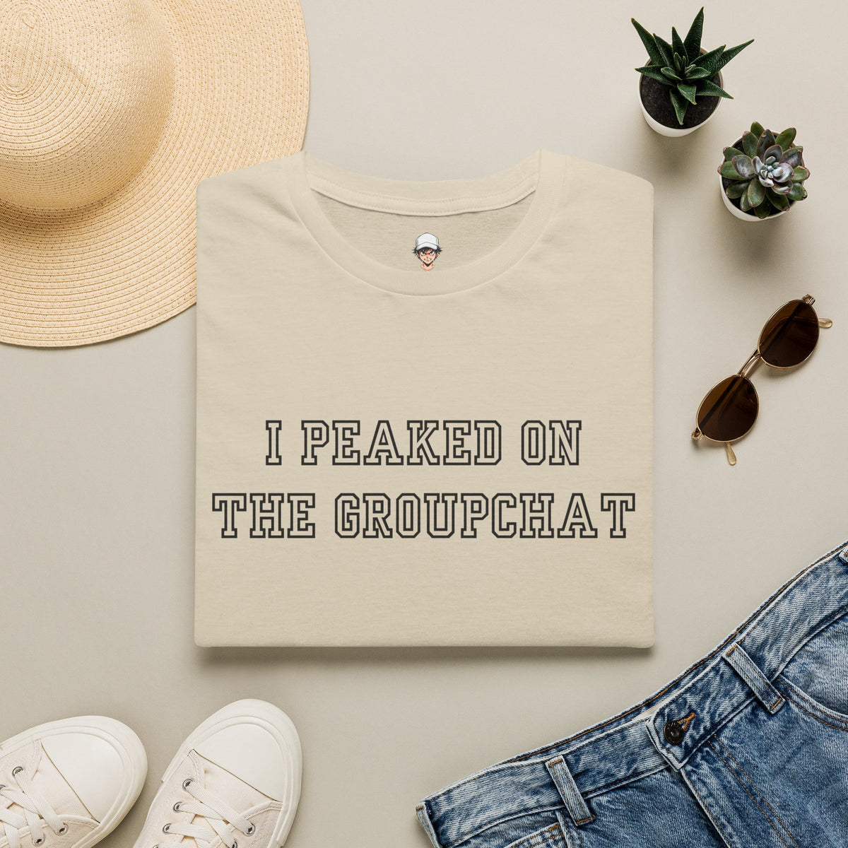 I Peaked on the Groupchat T-Shirt — Casual Graphic Tee