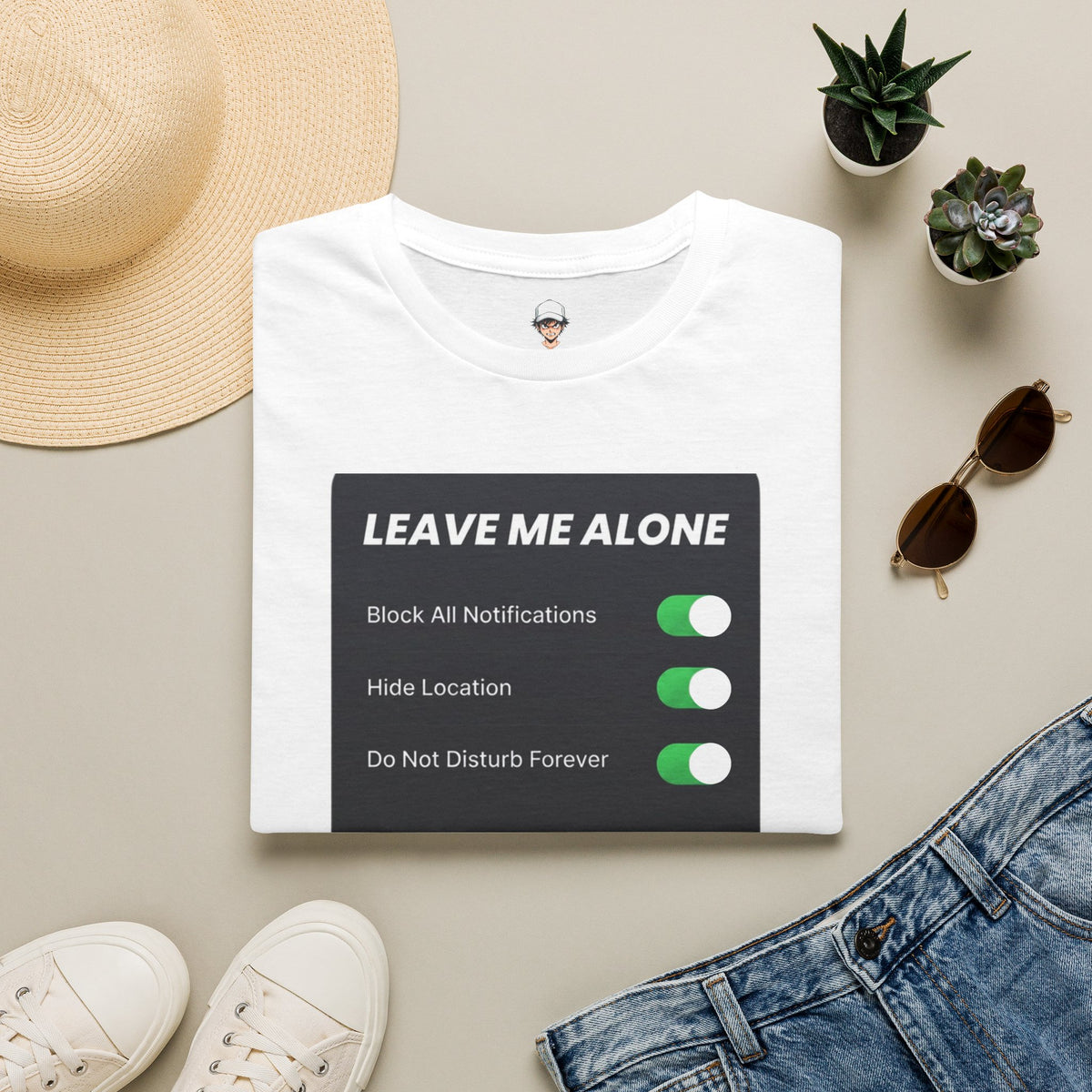 Leave Me Alone T-Shirt — 'Do Not Disturb Forever' Graphic Tee