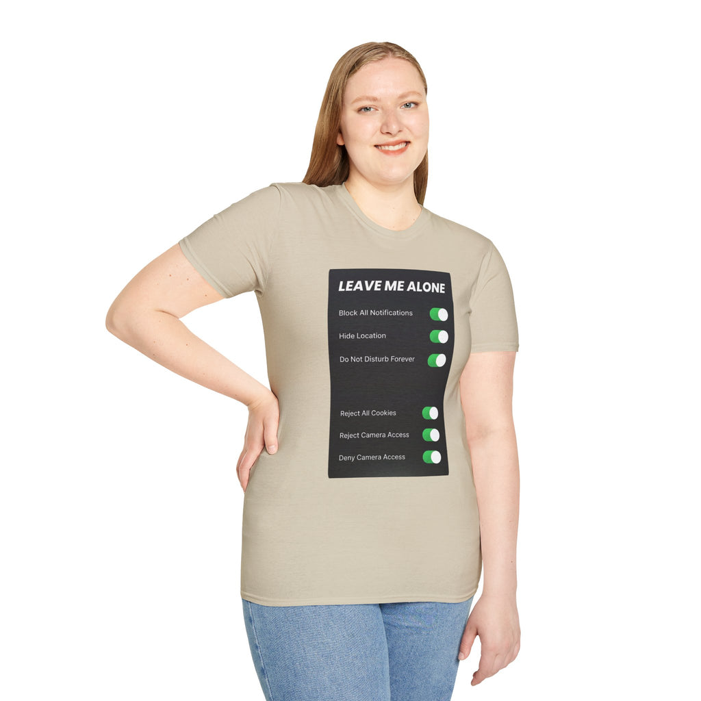 Leave Me Alone T-Shirt — 'Do Not Disturb Forever' Graphic Tee