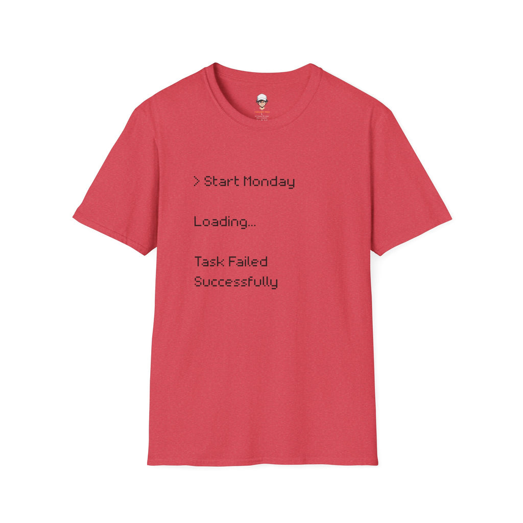 Monday Loading T-Shirt — Funny Lazy Monday Graphic Tee