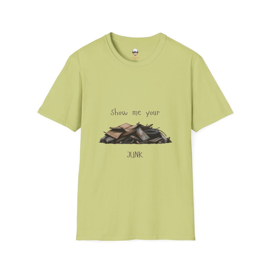"Show Me Your Junk" Vintage Car Parts Graphic Tee