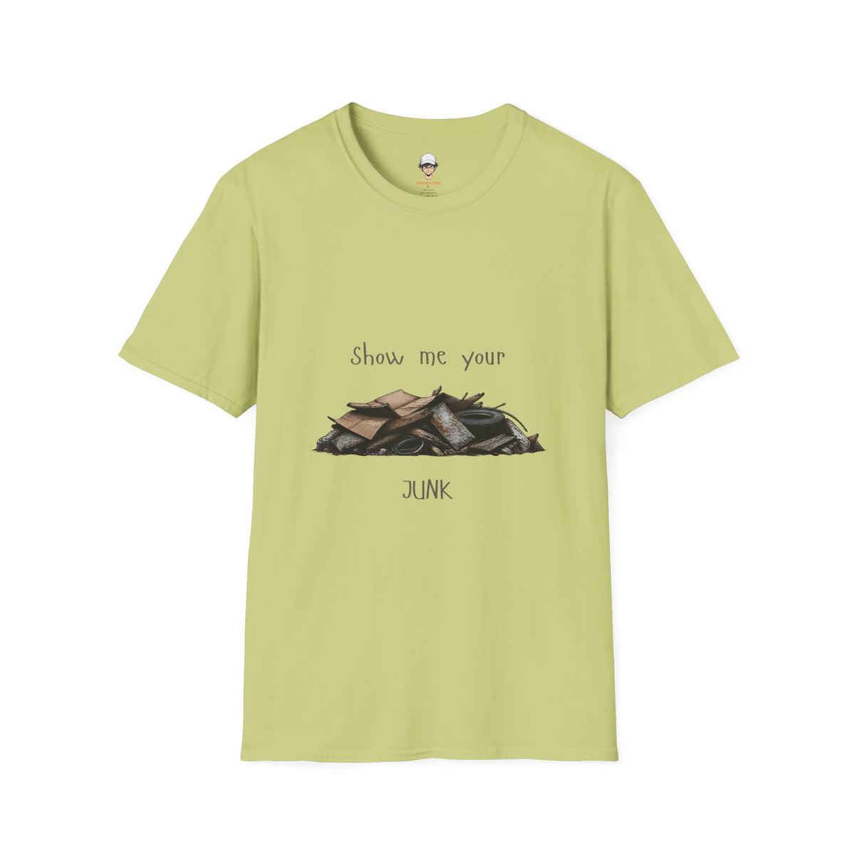 "Show Me Your Junk" Vintage Car Parts Graphic Tee