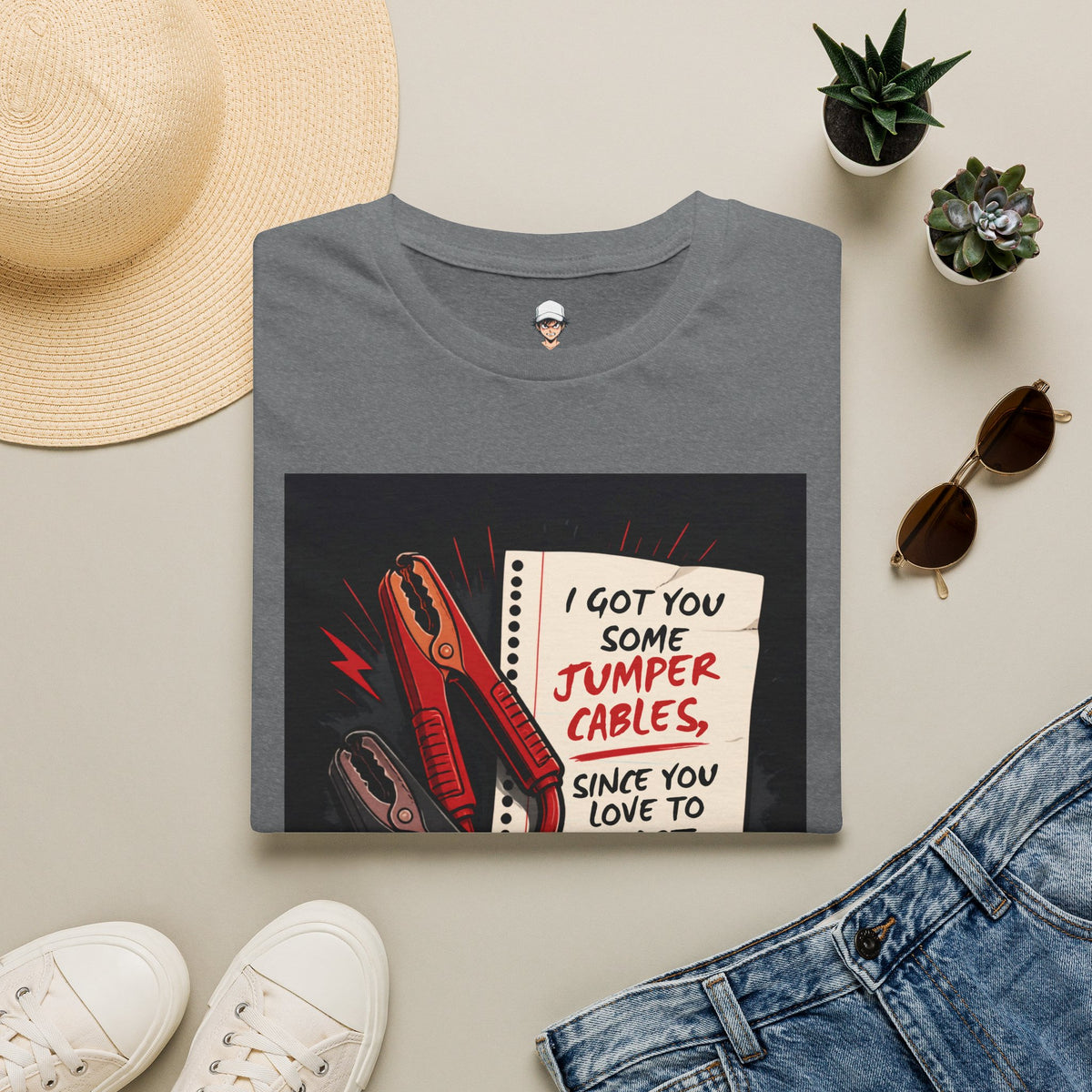 I Got You Some Jumper Cables Since You Love To Start Shit.(Funny Relationship Quote)