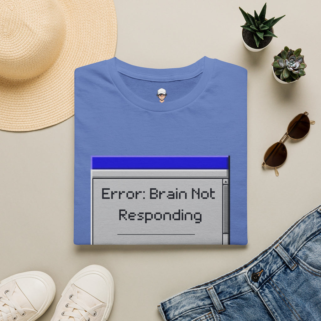 Error: Brain Not Responding T-Shirt — Retro Computer Graphic Tee