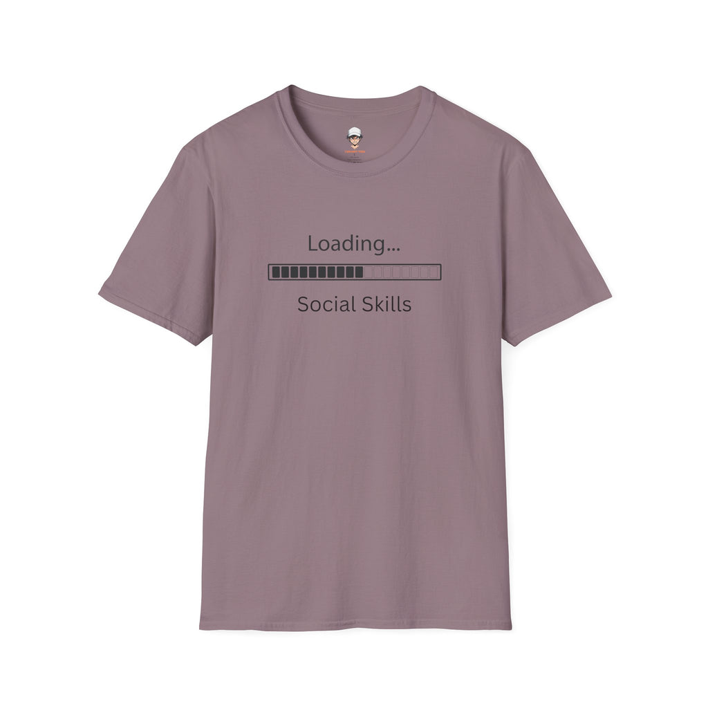 Loading Social Skills T-Shirt — Funny Introvert Shirt, Social Anxiety Humor Tee