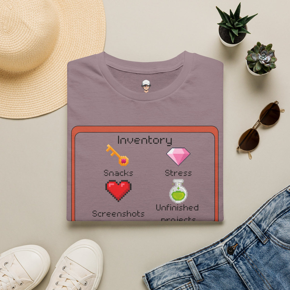 Gaming Inventory T-Shirt — Graphic Tee
