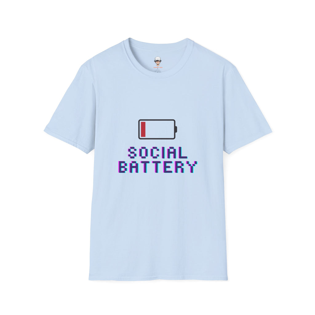 Low Social Battery T-Shirt — Tee for Introverts