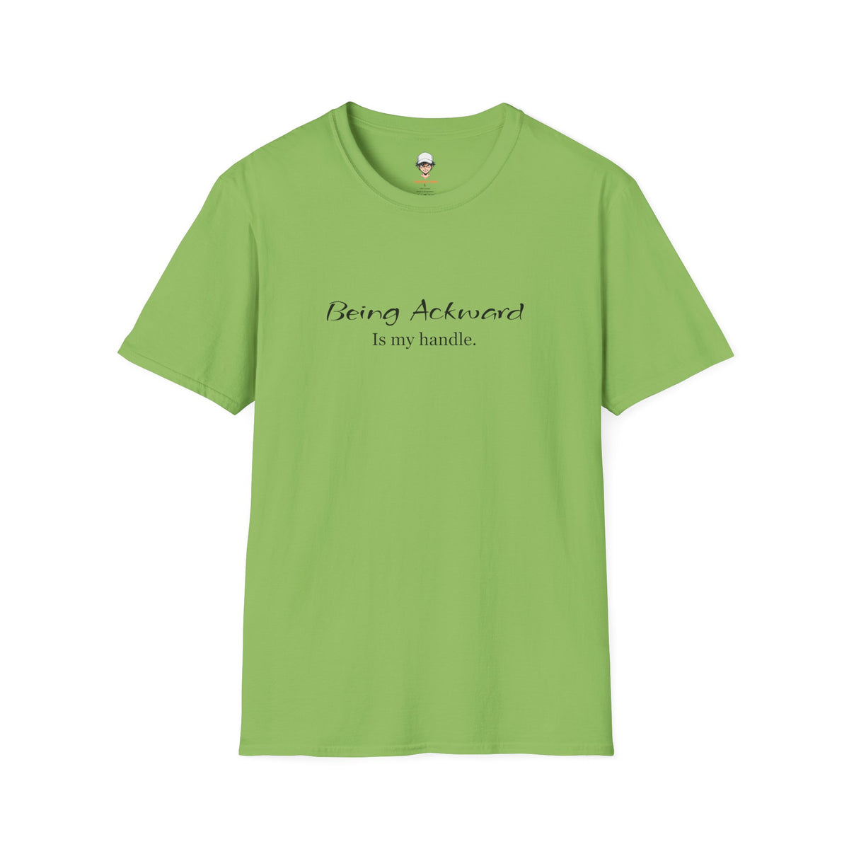 Being Awkward Is My Handle T-Shirt — Funny Introvert Graphic Tee