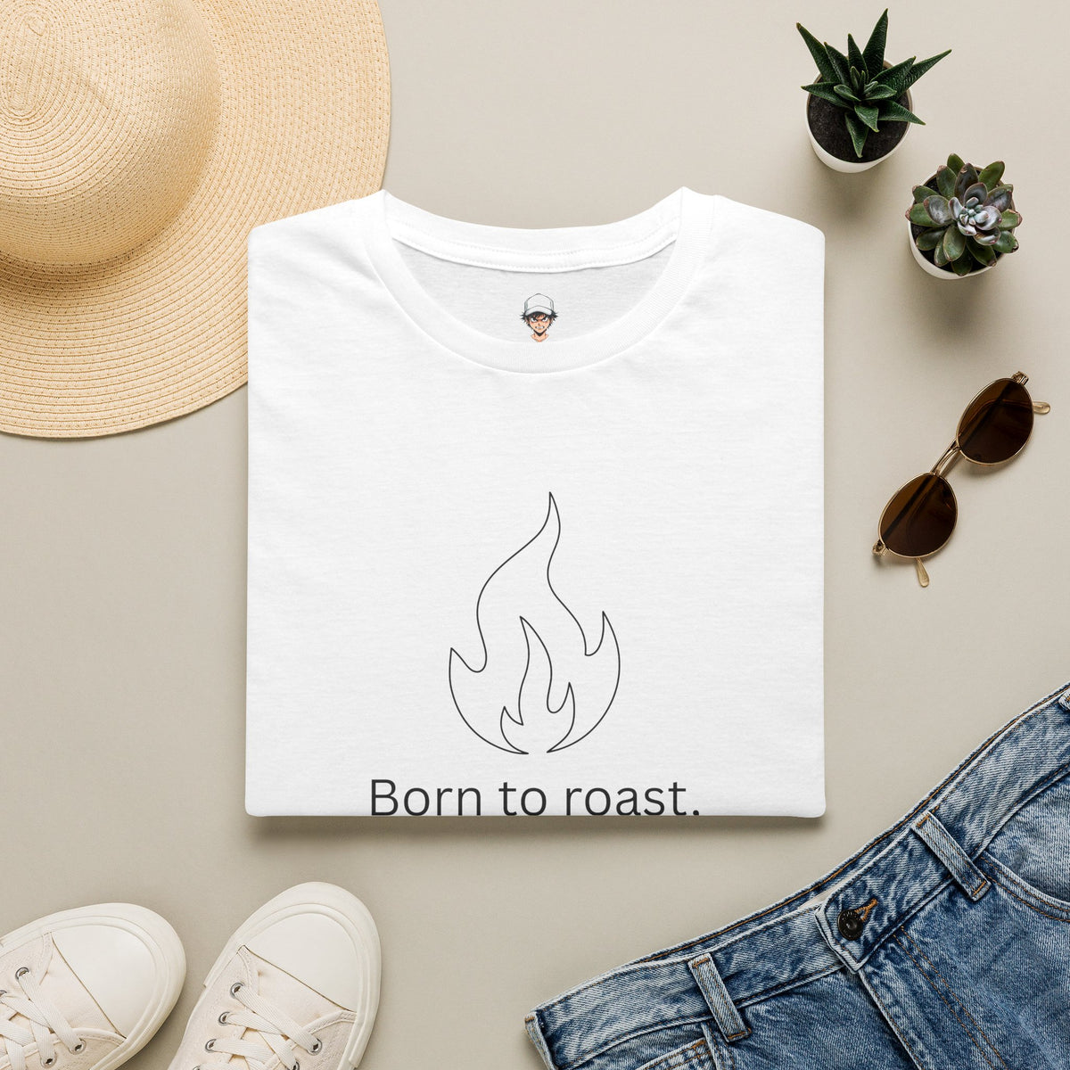 Born to Roast T-Shirt — Funny / Sarcastic Roast Graphic Tee