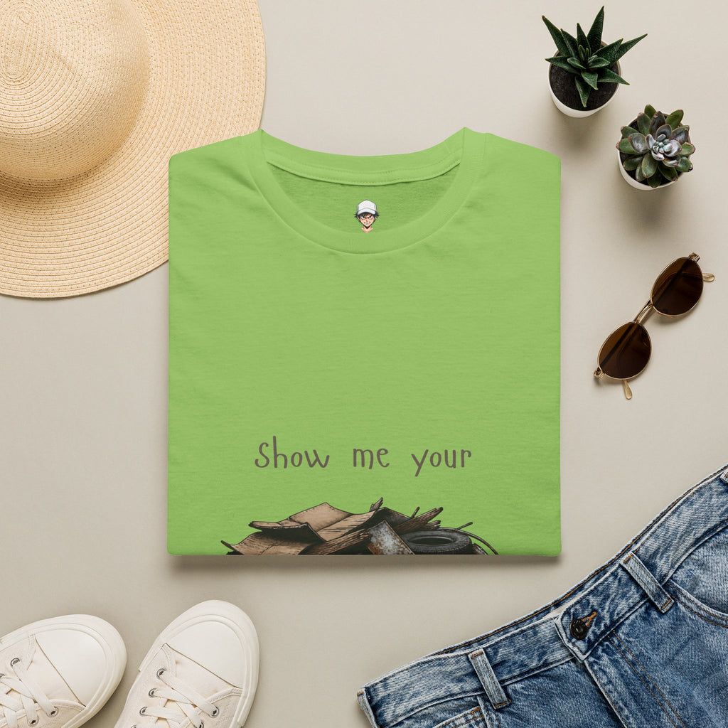 "Show Me Your Junk" Vintage Car Parts Graphic Tee