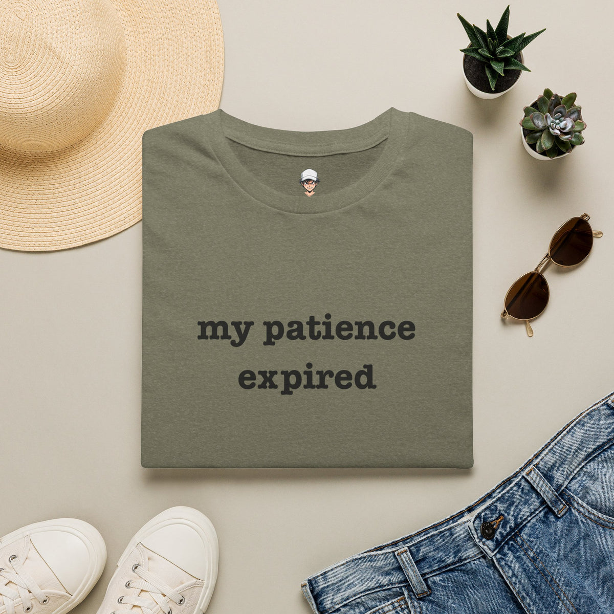 my patience expired T-Shirt — Minimalist Statement Tee