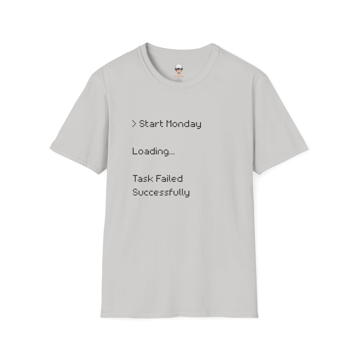 Monday Loading T-Shirt — Funny Lazy Monday Graphic Tee