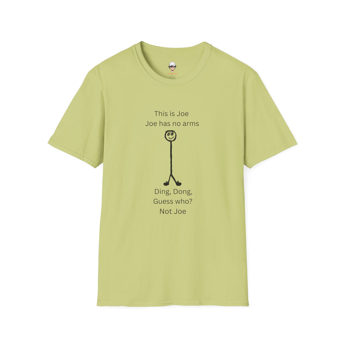 “This is Joe / Joe has no arms” Funny Stick Figure Tee