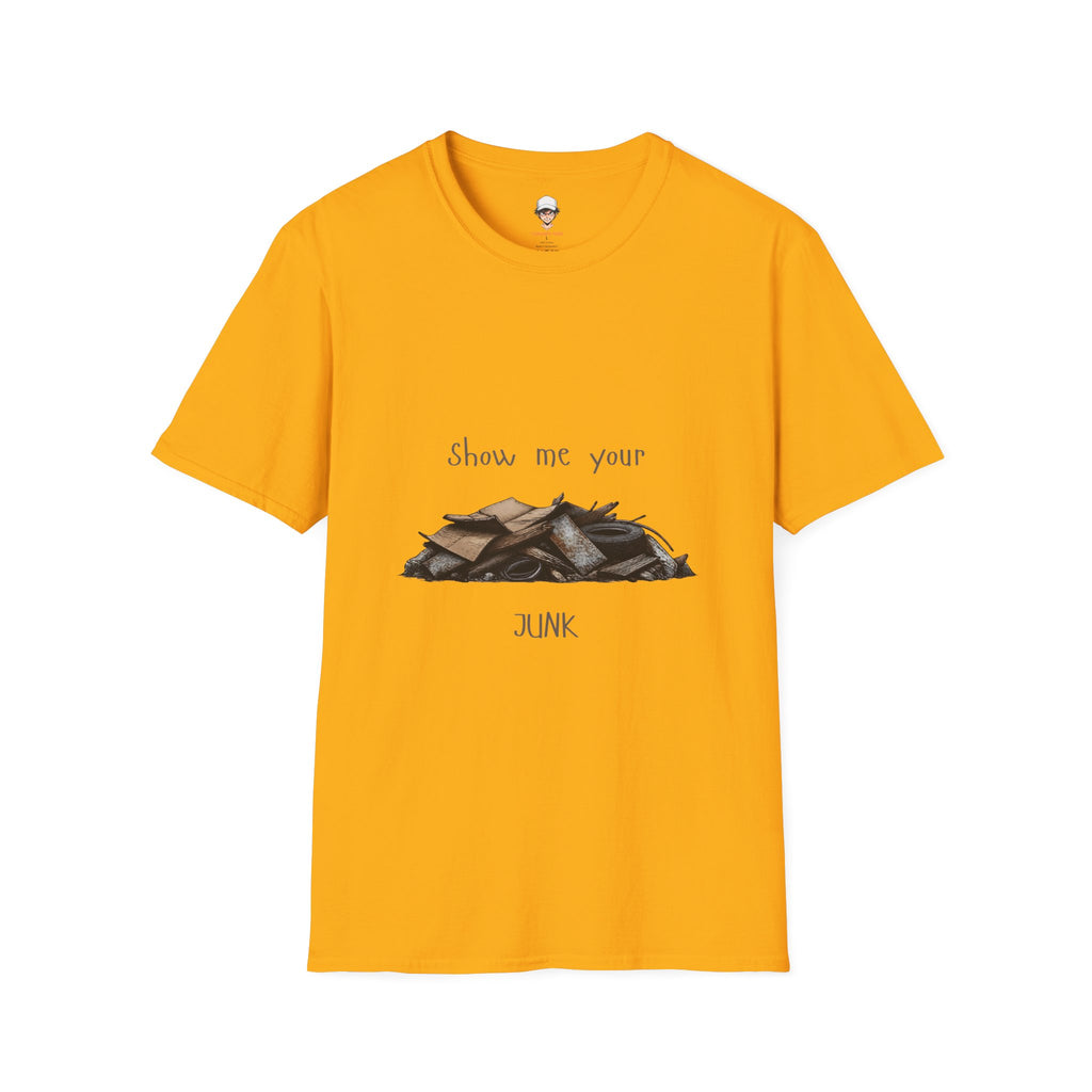 "Show Me Your Junk" Vintage Car Parts Graphic Tee