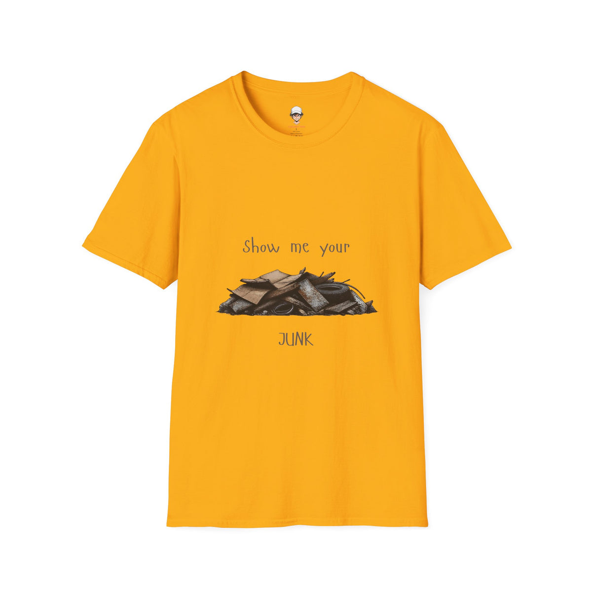 "Show Me Your Junk" Vintage Car Parts Graphic Tee