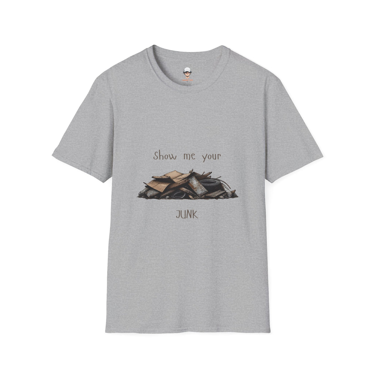 "Show Me Your Junk" Vintage Car Parts Graphic Tee
