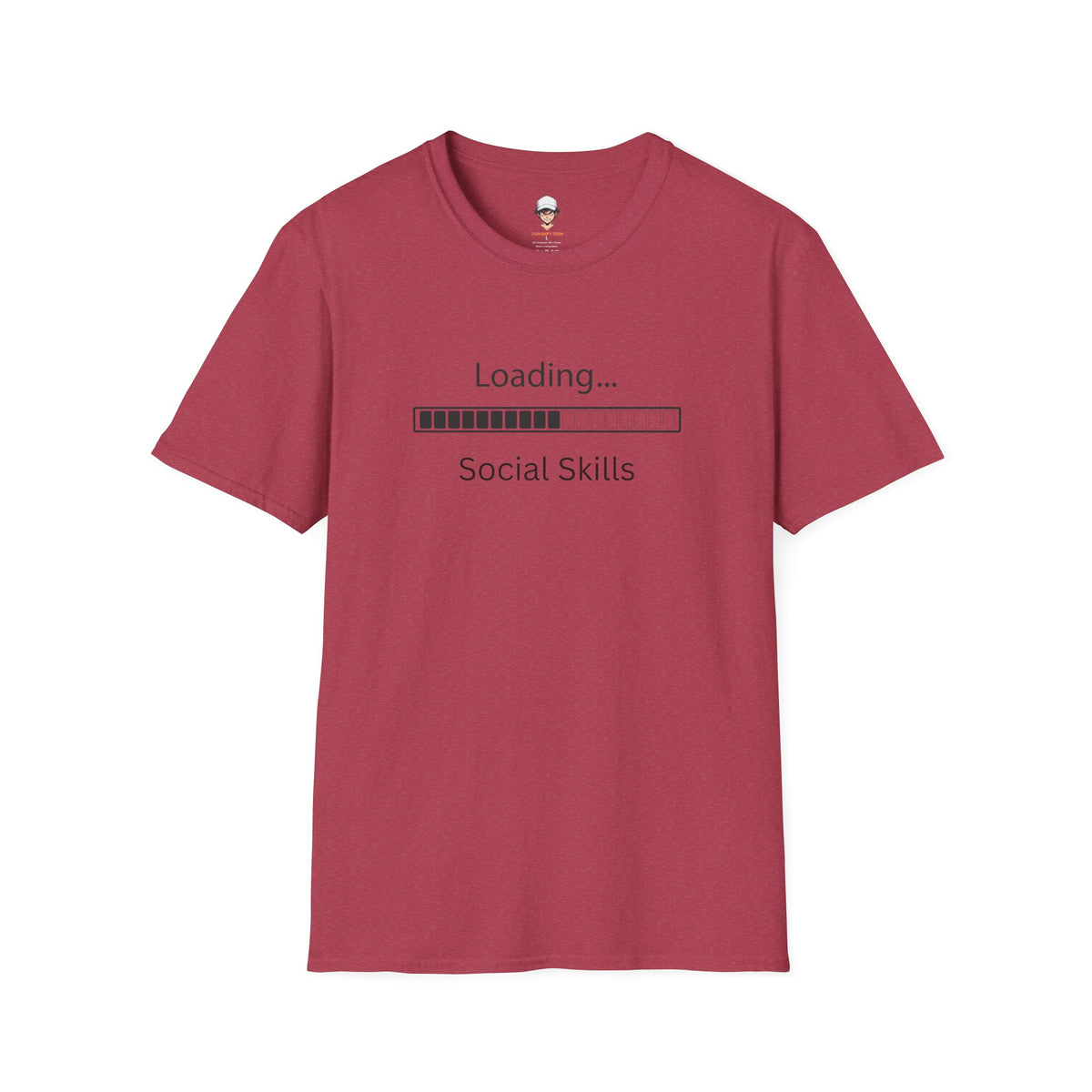 Loading Social Skills T-Shirt — Funny Introvert Shirt, Social Anxiety Humor Tee