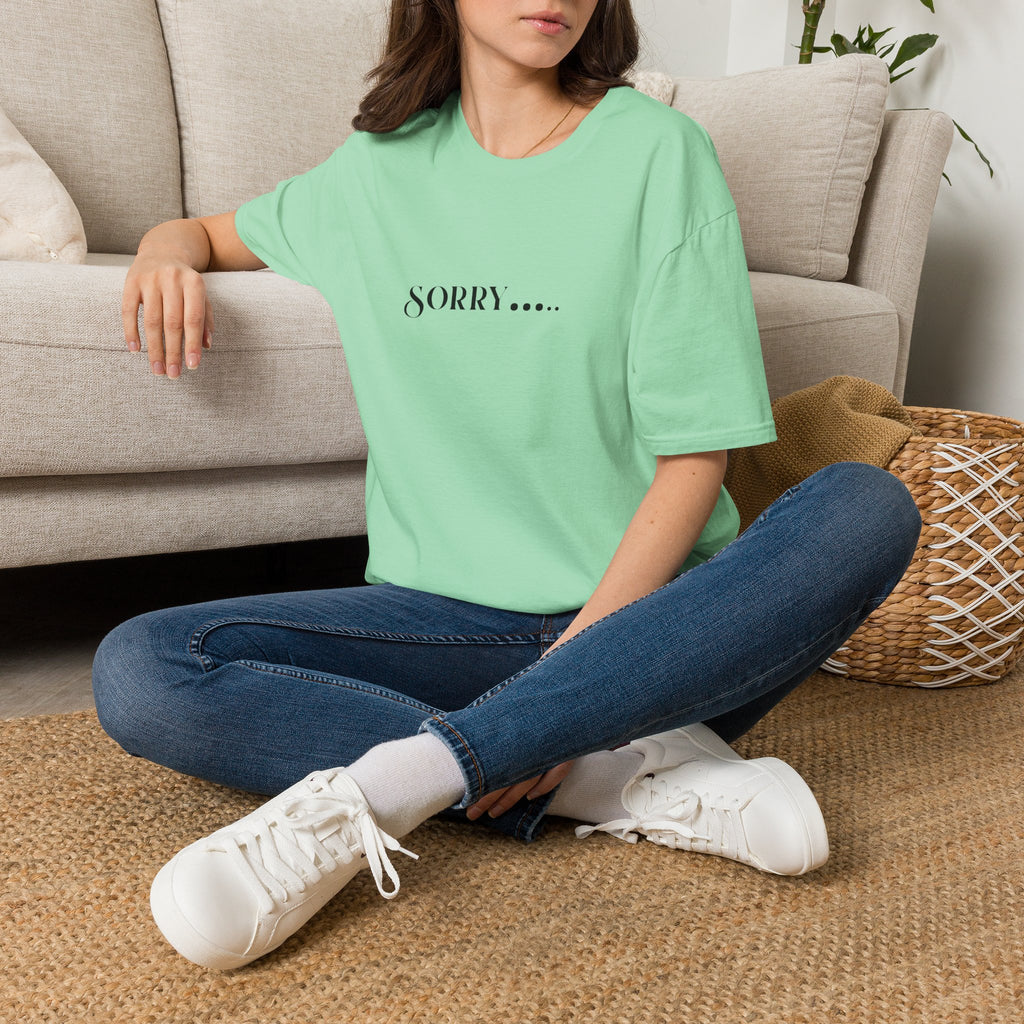 Sorry.... T-Shirt — Minimalist Apology Graphic Tee