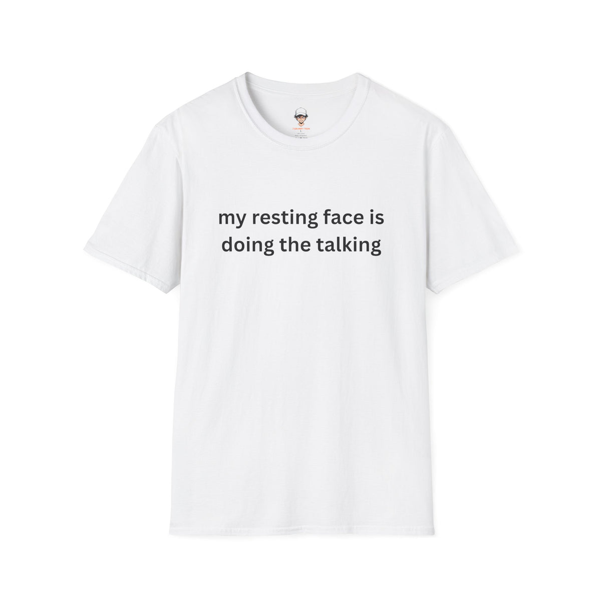 Funny "My Resting Face Is Doing The Talking" T‑Shirt